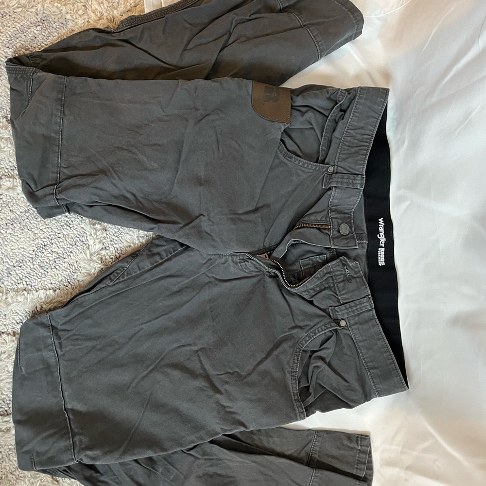 Men's Gray Pants by Wrangler